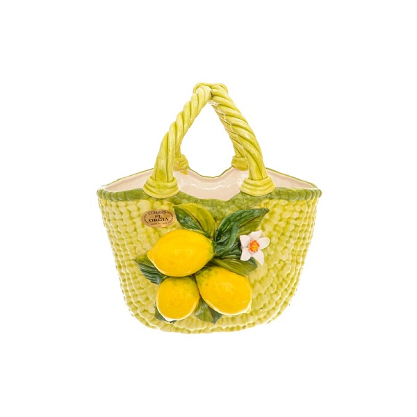 Корзина круглая Orgia Лимоны