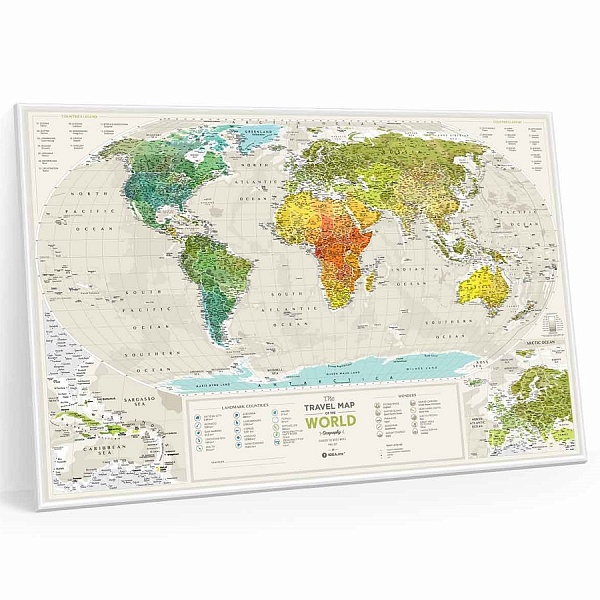 Карта Travel Map Geography World