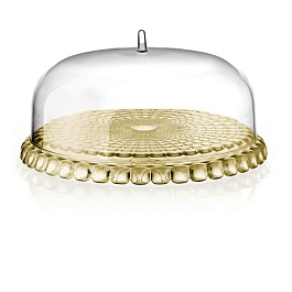 Подставка для торта с крышкой TIFFANY бежевая