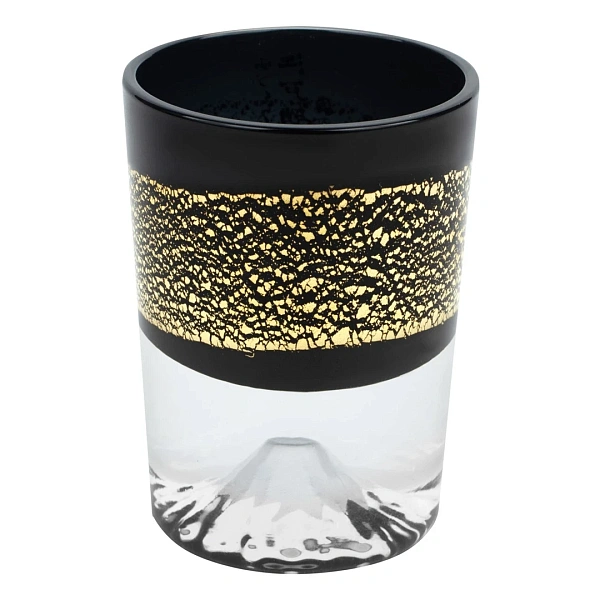 Рюмка Gold Leaf Fuli Chilled Sake Shot Glass Black  85 мл