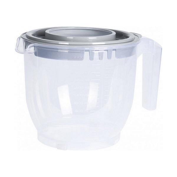 Миска для смешивания с двумя крышками 2,2 л "Fresh" в ассортименте