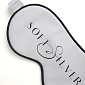 Маска для сна Soft Silver 23 х 10 см, благородное серебро