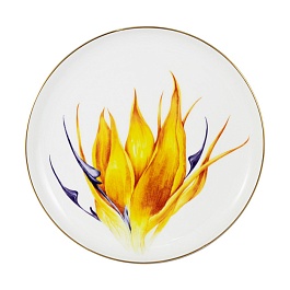 Тарелка десертная 19 см Anna Lafarg Emily Flowers Strelitzia