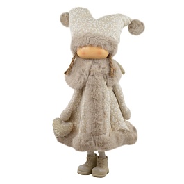 Статуэтка Девочка 48 х 21 см Азалия шампань