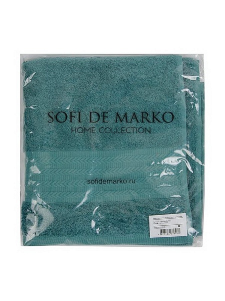 Полотенце 50 x 70 см Sofi de Marko Ashby тёмно-зелёный