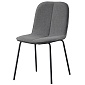 Стул adrian, темно-серый, рогожка