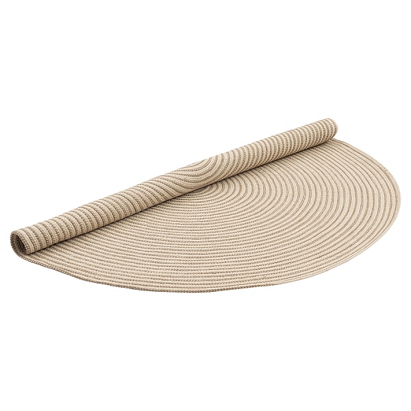 Ковёр из хлопка 150 см Tkano Ethnic Target бежевый