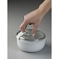Контейнер круглый 1800 мл Omada Pull Box розовый 