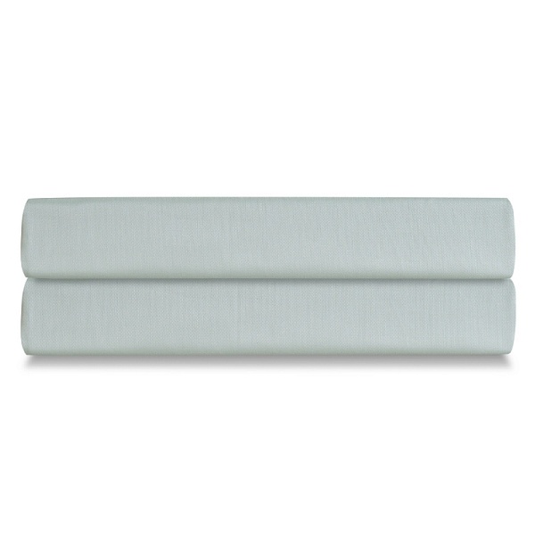 Простыня на резинке из сатина мятного цвета Tkano 180 х 200 см