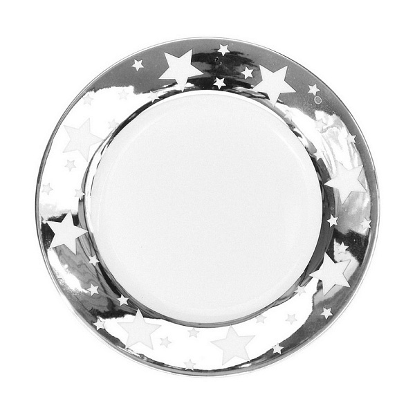 Фарфоровая тарелка 27 см "Звезда"