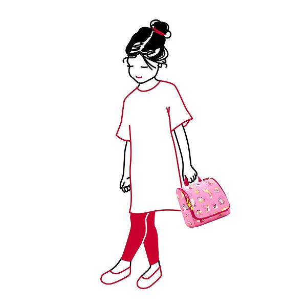 Органайзер детский Reisenthel Toiletbag ABC friends pink