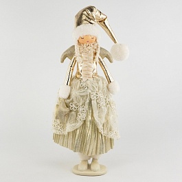 Сувенир Фея с огнем 23 х 23 x 69 см Азалия шампань