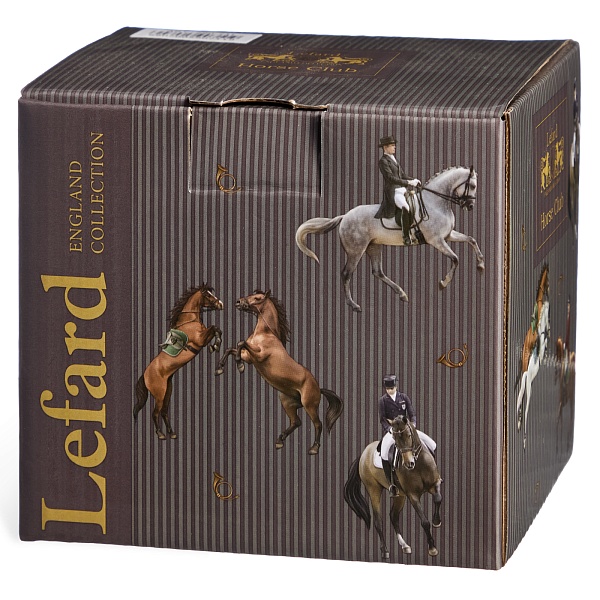 Кружка 400 мл Lefard Horse Club серая