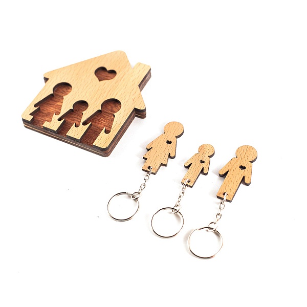 Ключница "Семья с сыном"