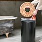 Бак для белья 60 л Brabantia чёрный матовый