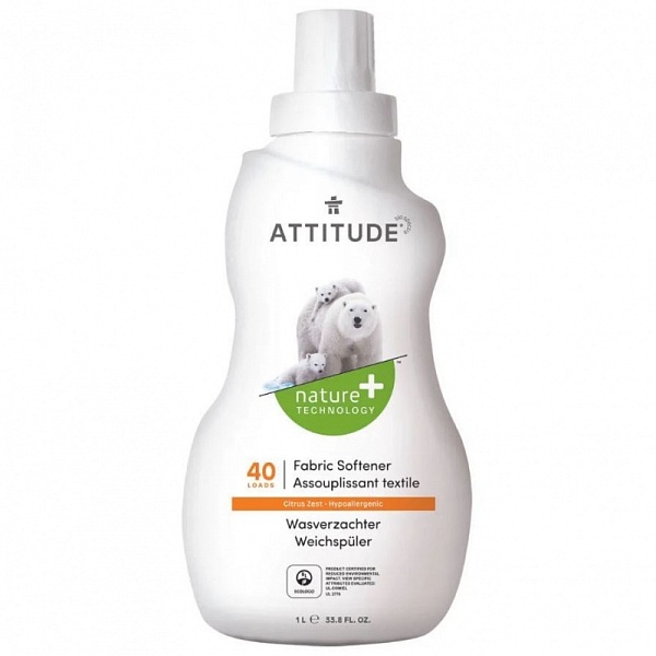 Смягчитель для стирки 1 л Attitude Citrus Zest