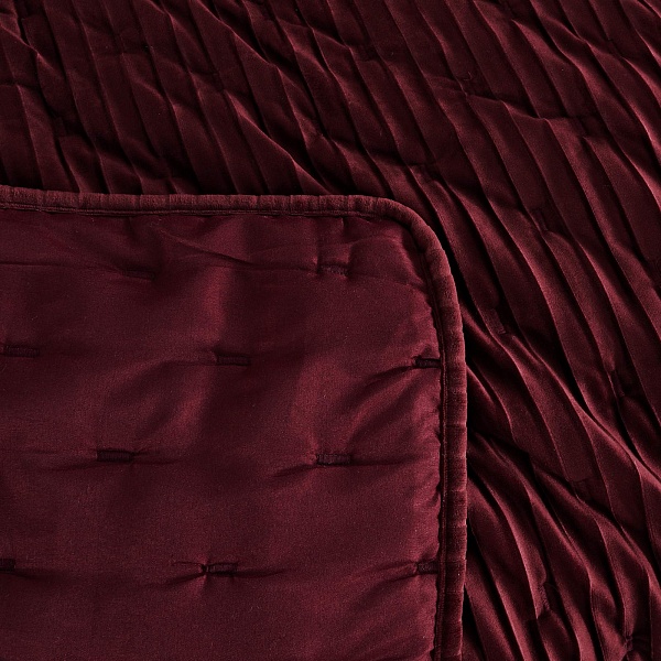 Комплект покрывало и наволочки 240 х 260 см Sofi de Marko Адажио бордо