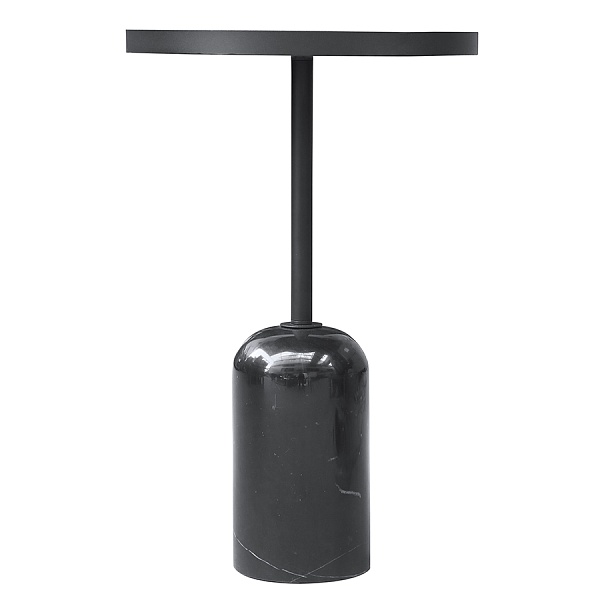 Столик кофейный lars, D40х58 см, черный