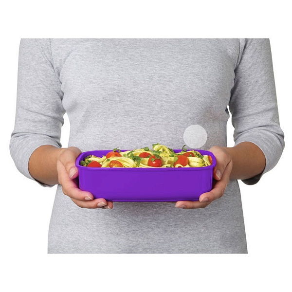 Контейнер прямоугольный 1,25 л Sistema Microwave фиолетовый