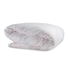 Пододеяльник из перкаля 200 х 200 см Tkano Russian North Хвойное утро белый