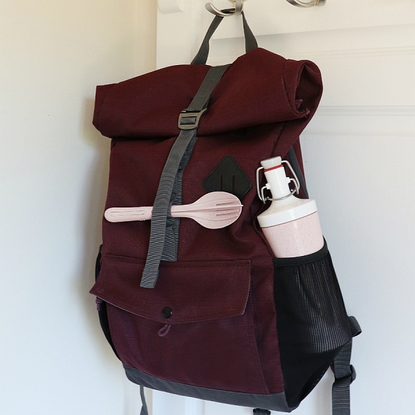 Бутылка для воды 425 мл Koziol Plopp To Go organic синий