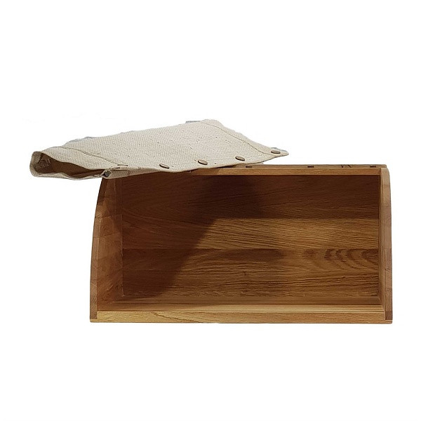 Хлебница с парусиновой крышкой Woodinhome BB003ON