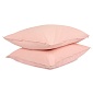 Набор наволочек из органического стираного хлопка 70 x 70 см Tkano Essential 2 шт розовый