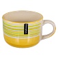 Чашка для завтрака Elrington Аэрограф Желтая радуга, 500 мл