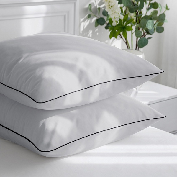 Набор наволочек 70х70 см 2 шт Soft Silver, благородное серебро