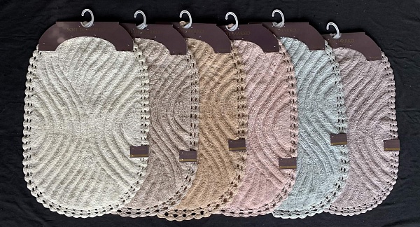 Набор ковриков для ванной Sofi de Marko Sierra 2 шт пудровый