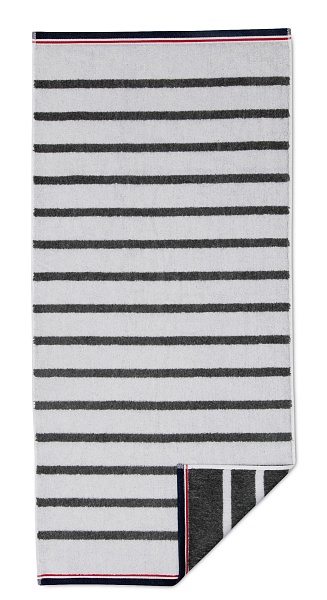 Полотенце махровое 50 х 100 см Moeve Athleisure striped белый