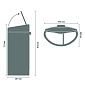 Мусорный бак 11 + 23 л Brabantia Touch Bin New cтальной матовый