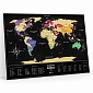 Карта Travel Map Black World