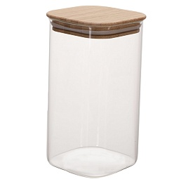 Банка для хранения 1,4 л Smart Solutions бамбук