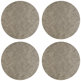 Набор салфеток сервировочных Ø35 см Leanera песочный