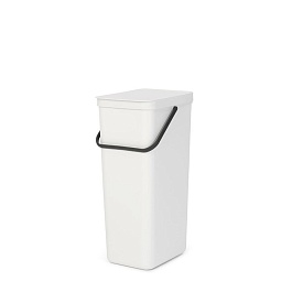 Встраиваемое мусорное ведро 40 л Brabantia SORT & GO белый