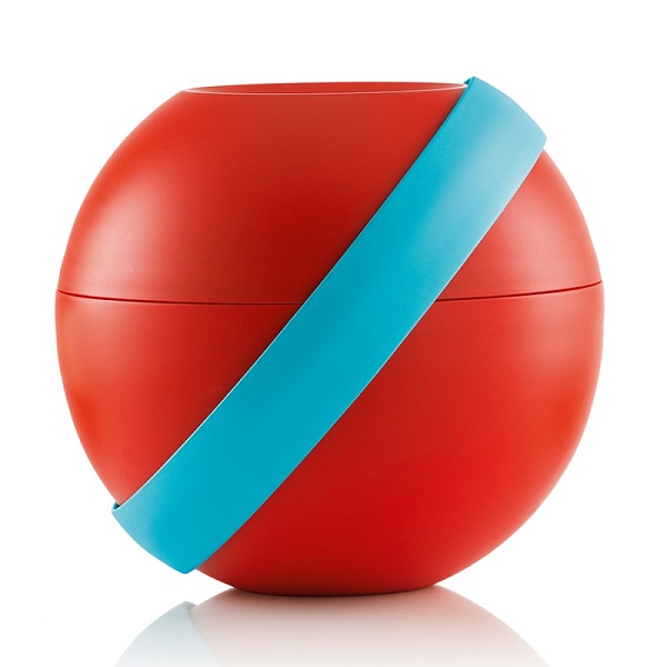 Ланч-бокс для салатов Guzzini Zero Chilled красный