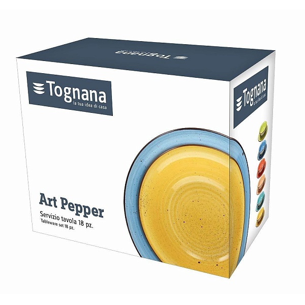 Сервиз столовый 18 предметов Tognana Art Pepper