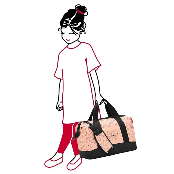 Сумка дорожная детская Reisenthel Allrounder Cats and Dogs rose