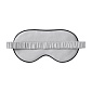 Маска для сна Soft Silver 23 х 10 см, благородное серебро