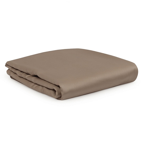 Простыня 240 х 270 см Tkano Essential из сатина бежевый