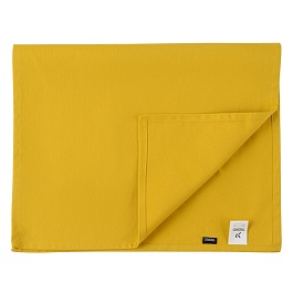 Дорожка на стол 45 х 150 см Tkano Prairie из хлопка горчичный