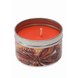 Свеча ароматическая в алюмин.банке Восточные специи 8х5х8 коричневый