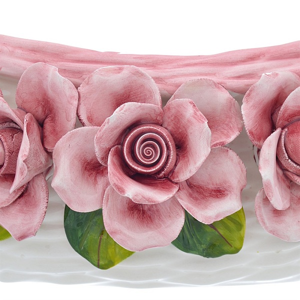 Корзина овальная 36 см Orgia Розы