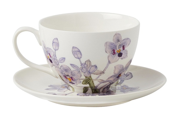 Пара чайная 0,24 л Maxwell & Williams Орхидея лиловая