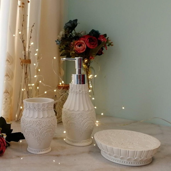 Набор аксессуаров для ванной Sofi de Marko №46 бежевый