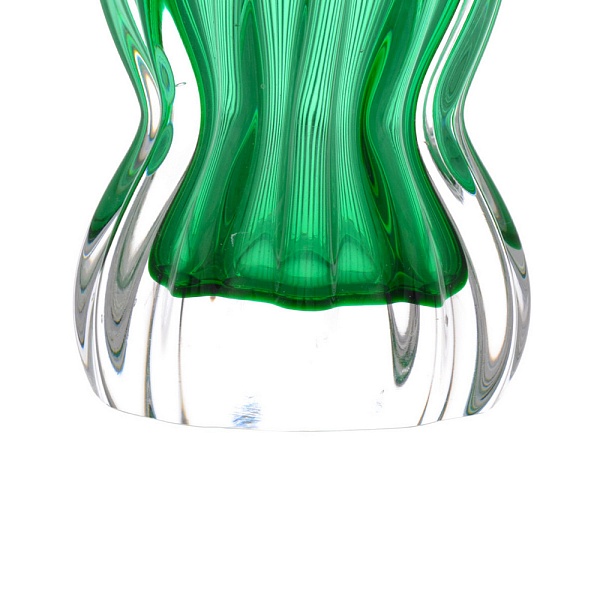 Ваза для цветов 26 см Egermann Clear Green Special