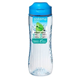 Бутылка для воды 800 мл Sistema Тритан синий