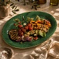 Блюдо Repast земляника овальное 35,4х24,3х3,2 см