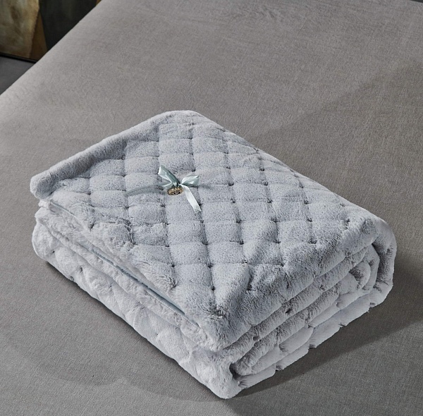 Плед 160 х 220 см Sofi de Marko Бернард светло-серый